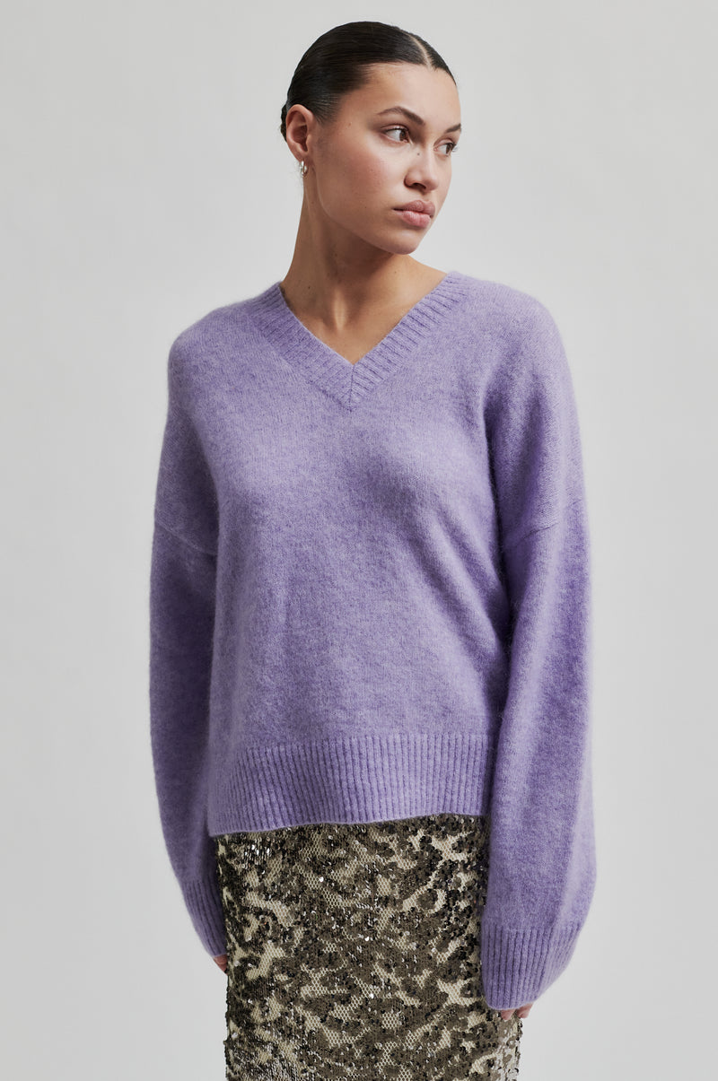 Brook Knit Loose V-Neck