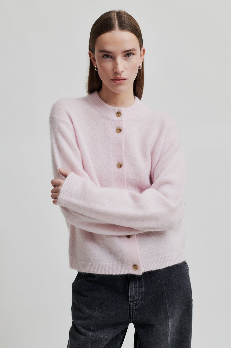 Brook Knit Plain Cardigan