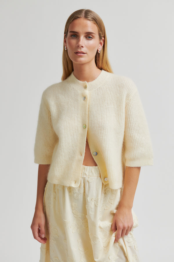 Andrea Knit Rib Cardigan – secondfemale.no