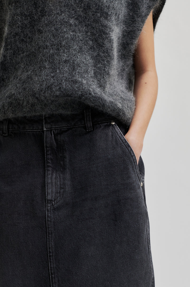 Andorra Denim Long Skirt