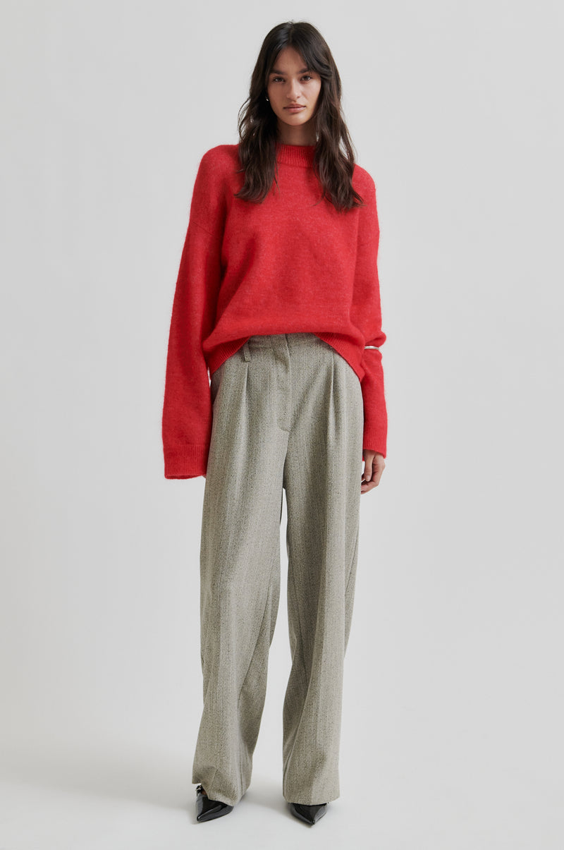 Brook Knit Drop Shoulder O-Neck