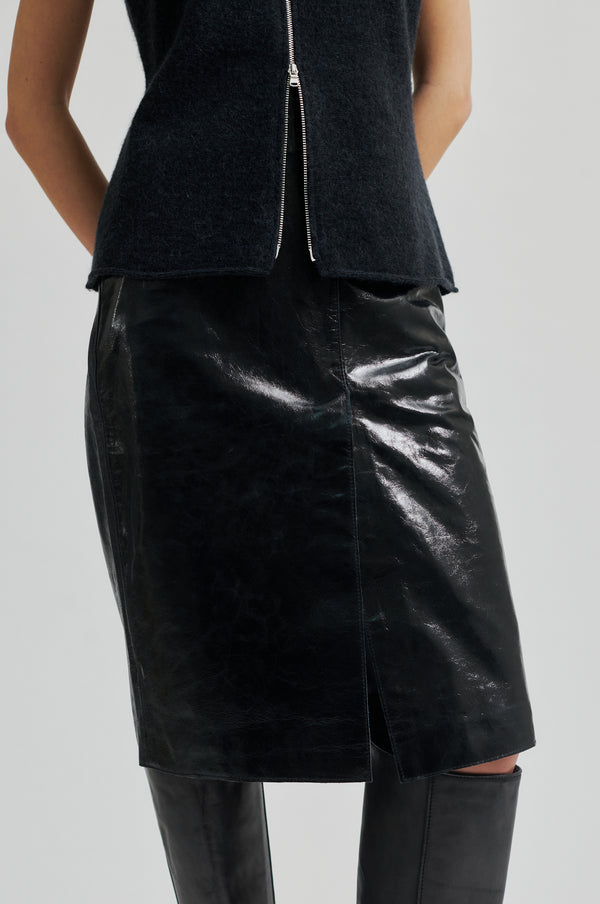 Queens Leather Skirt