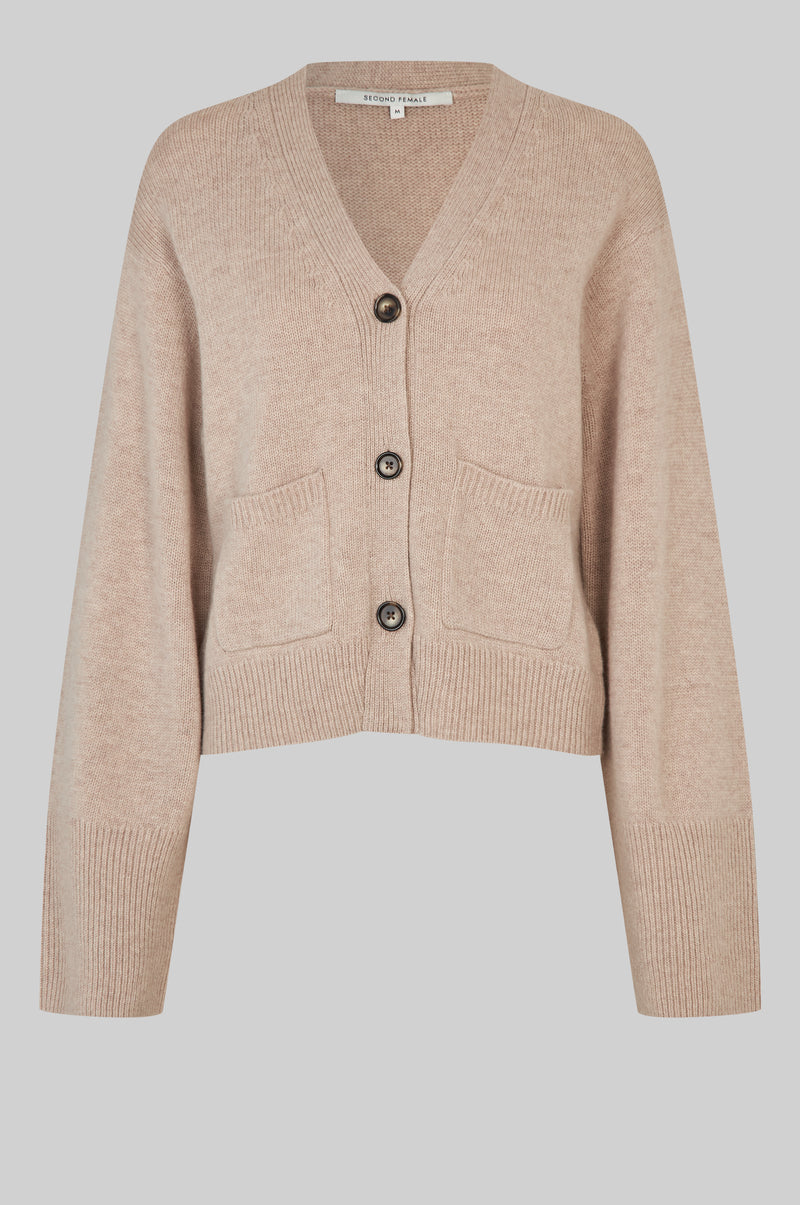 Alpha Knit Fitted Cardigan