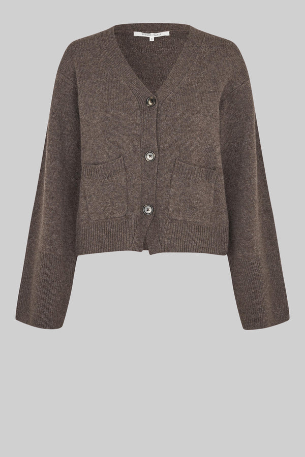 Alpha Knit Fitted Cardigan