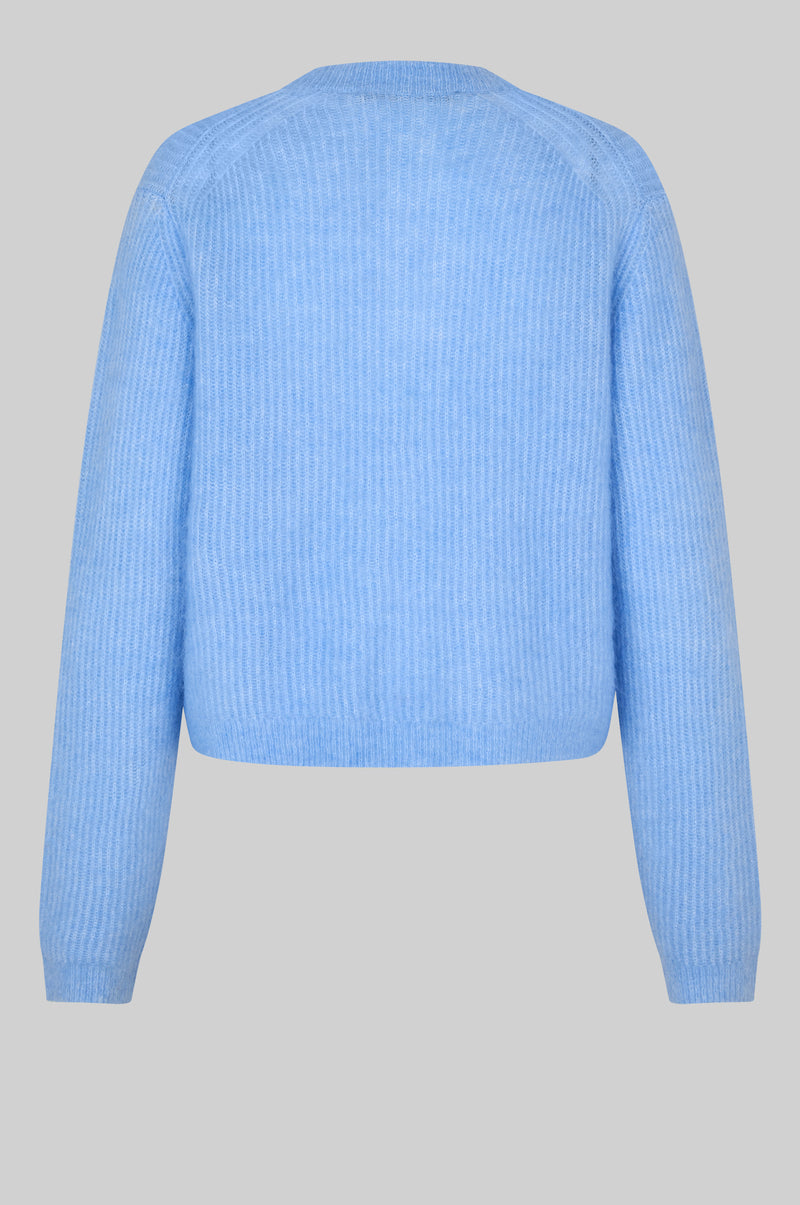 Andrea Knit Rib LS Cardigan