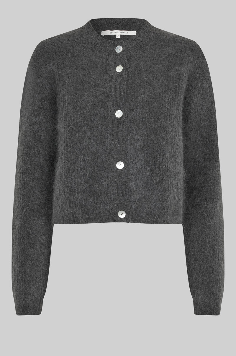 Andrea Knit Rib LS Cardigan