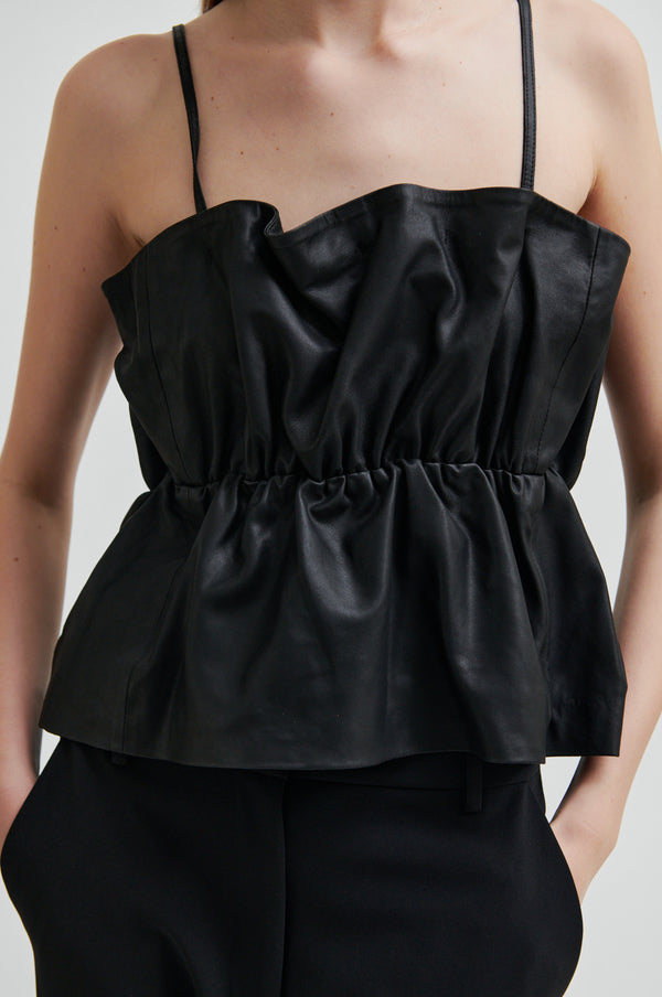 Cova Leather Top