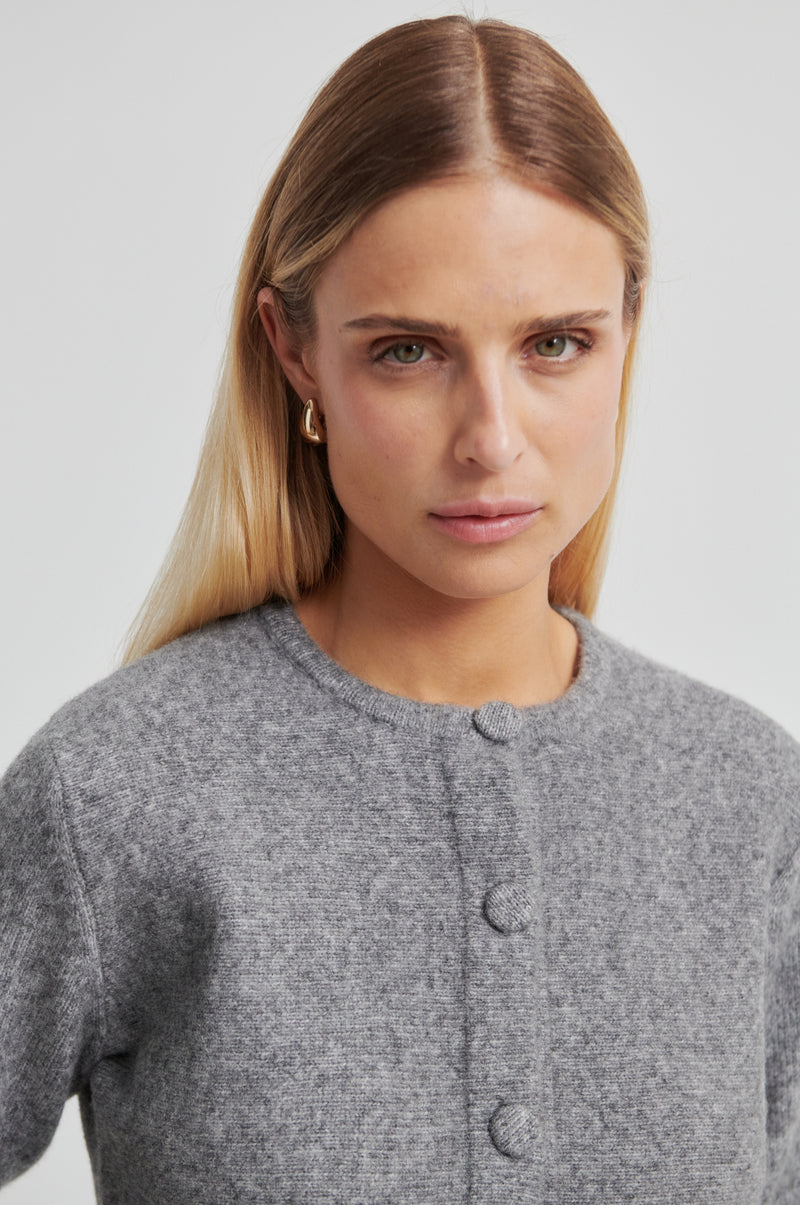Hiva Peplum Knit Cardigan – secondfemale.no