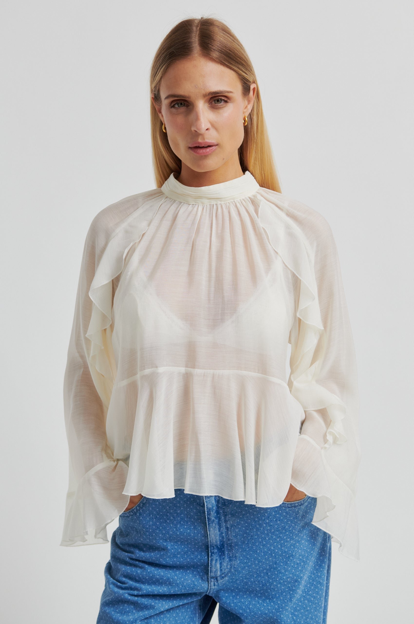 Naje Frill Blouse – secondfemale.no