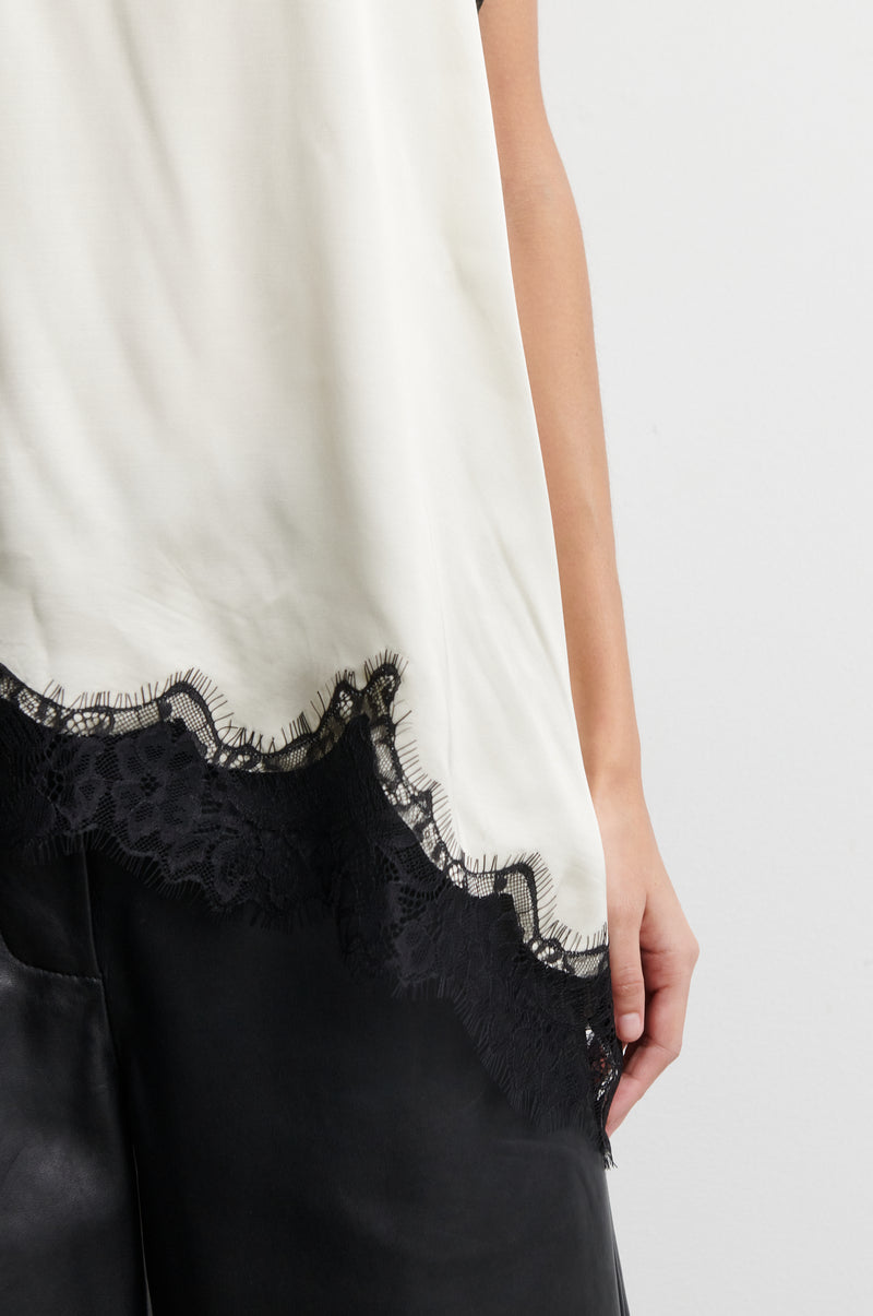 Lacia Contrast Strap Top